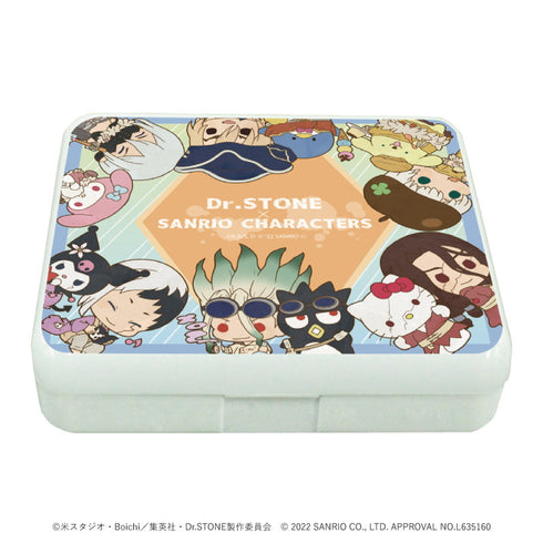 『Dr.STONE×サンリオキャラクターズ』小物ケース(ラムネ付き)01/集合デザイン(ミニキャラ)